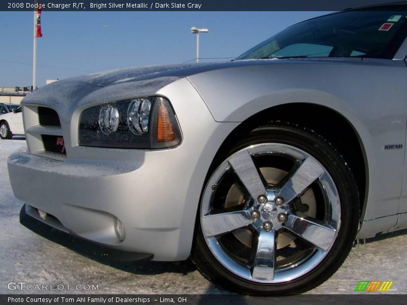 Bright Silver Metallic / Dark Slate Gray 2008 Dodge Charger R/T
