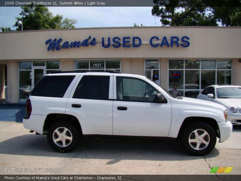 Summit White / Light Gray 2006 Chevrolet TrailBlazer LS