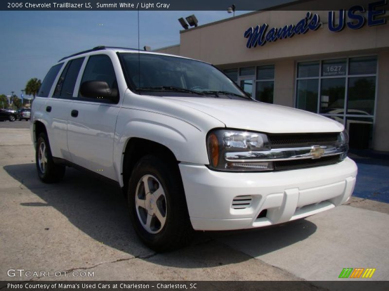 Summit White / Light Gray 2006 Chevrolet TrailBlazer LS