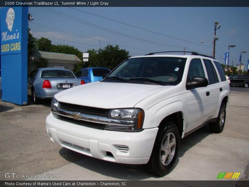 Summit White / Light Gray 2006 Chevrolet TrailBlazer LS
