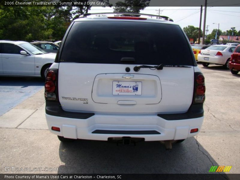 Summit White / Light Gray 2006 Chevrolet TrailBlazer LS