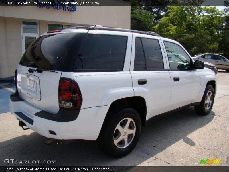 Summit White / Light Gray 2006 Chevrolet TrailBlazer LS