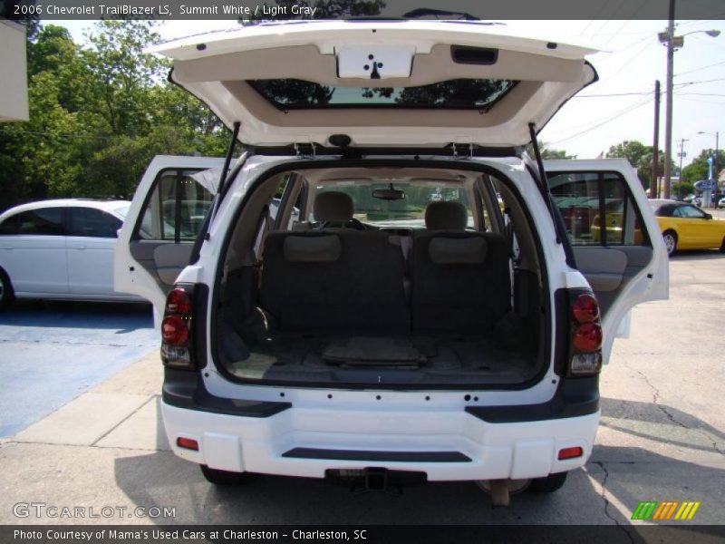 Summit White / Light Gray 2006 Chevrolet TrailBlazer LS