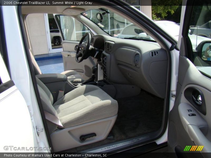 Summit White / Light Gray 2006 Chevrolet TrailBlazer LS