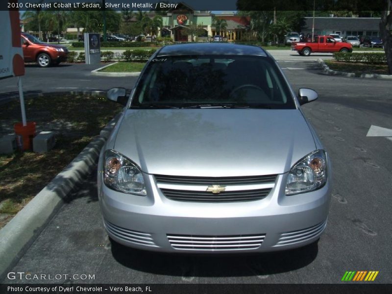 Silver Ice Metallic / Ebony 2010 Chevrolet Cobalt LT Sedan
