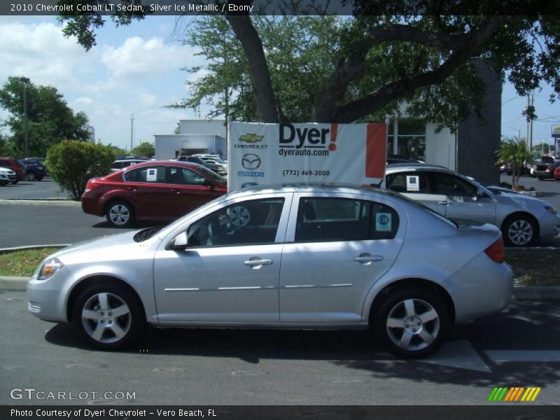 Silver Ice Metallic / Ebony 2010 Chevrolet Cobalt LT Sedan