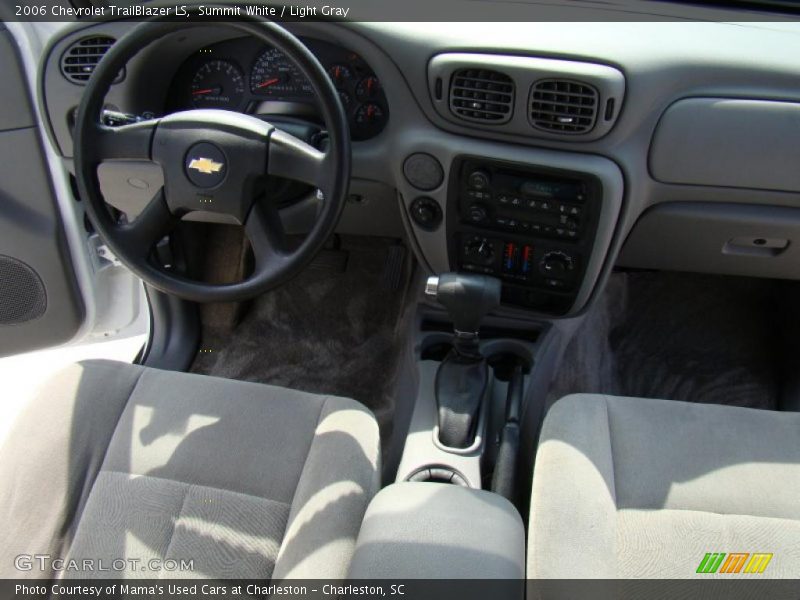 Summit White / Light Gray 2006 Chevrolet TrailBlazer LS