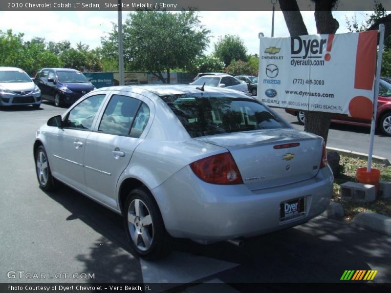 Silver Ice Metallic / Ebony 2010 Chevrolet Cobalt LT Sedan