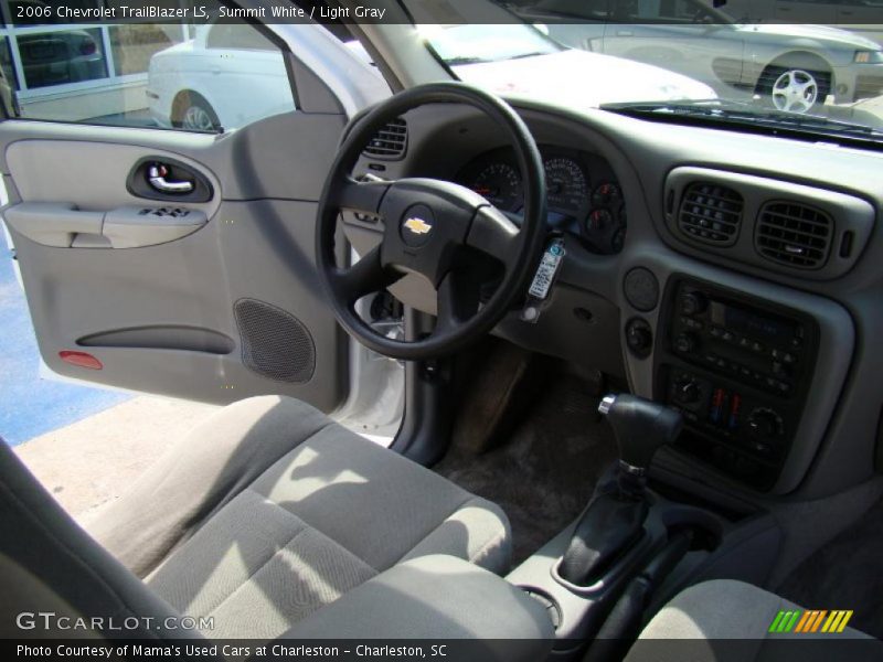 Summit White / Light Gray 2006 Chevrolet TrailBlazer LS