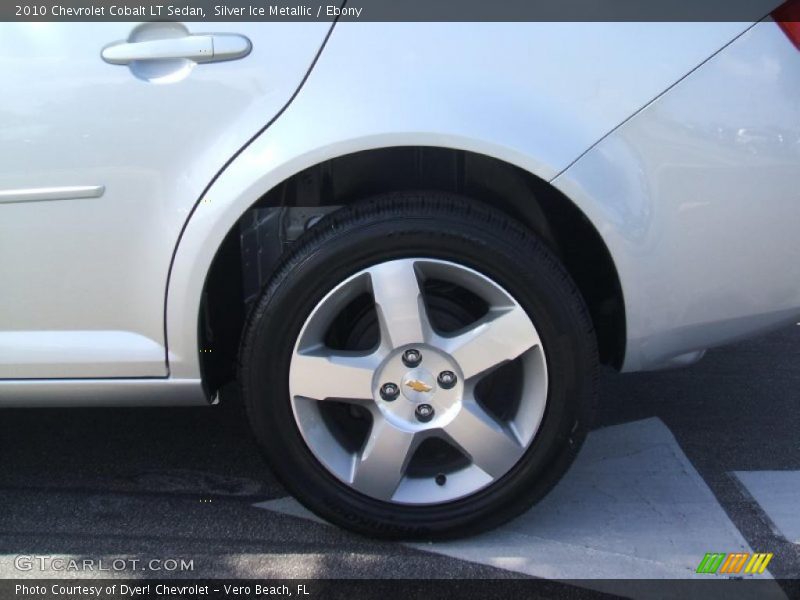 Silver Ice Metallic / Ebony 2010 Chevrolet Cobalt LT Sedan