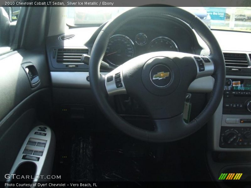 Silver Ice Metallic / Ebony 2010 Chevrolet Cobalt LT Sedan