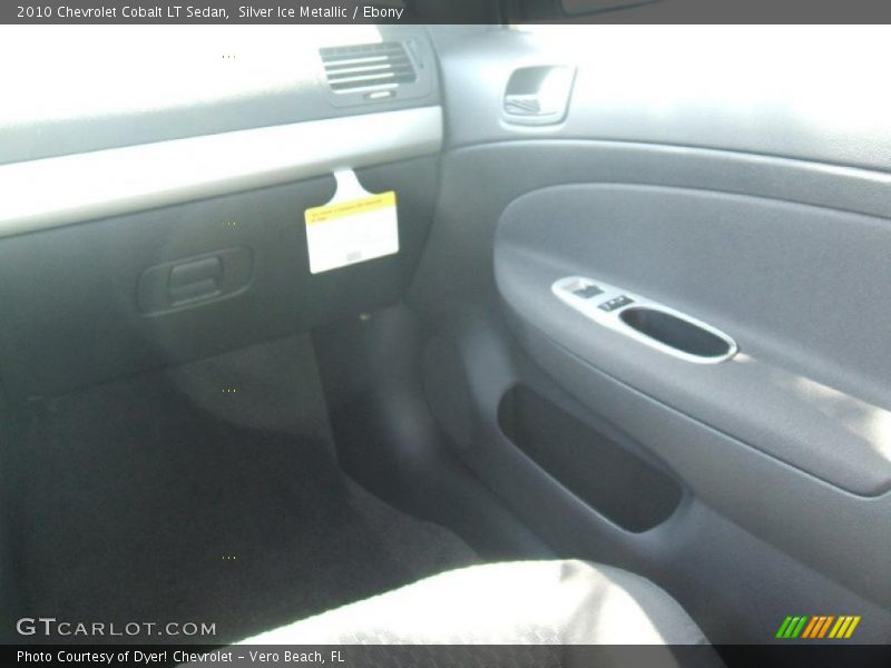 Silver Ice Metallic / Ebony 2010 Chevrolet Cobalt LT Sedan