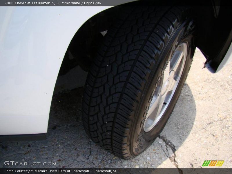 Summit White / Light Gray 2006 Chevrolet TrailBlazer LS