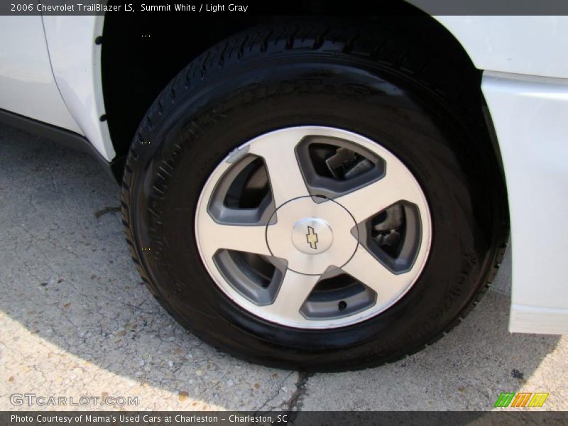 Summit White / Light Gray 2006 Chevrolet TrailBlazer LS
