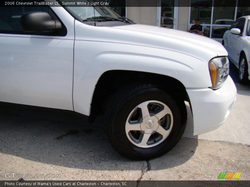 Summit White / Light Gray 2006 Chevrolet TrailBlazer LS