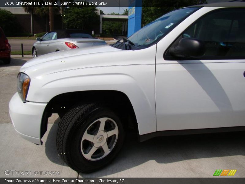 Summit White / Light Gray 2006 Chevrolet TrailBlazer LS