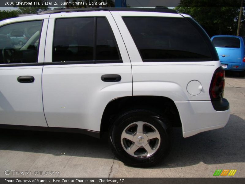 Summit White / Light Gray 2006 Chevrolet TrailBlazer LS