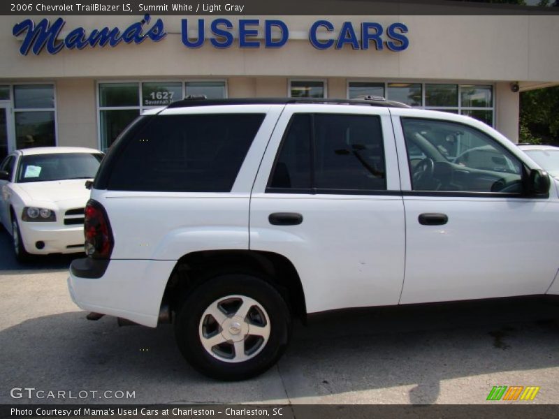 Summit White / Light Gray 2006 Chevrolet TrailBlazer LS