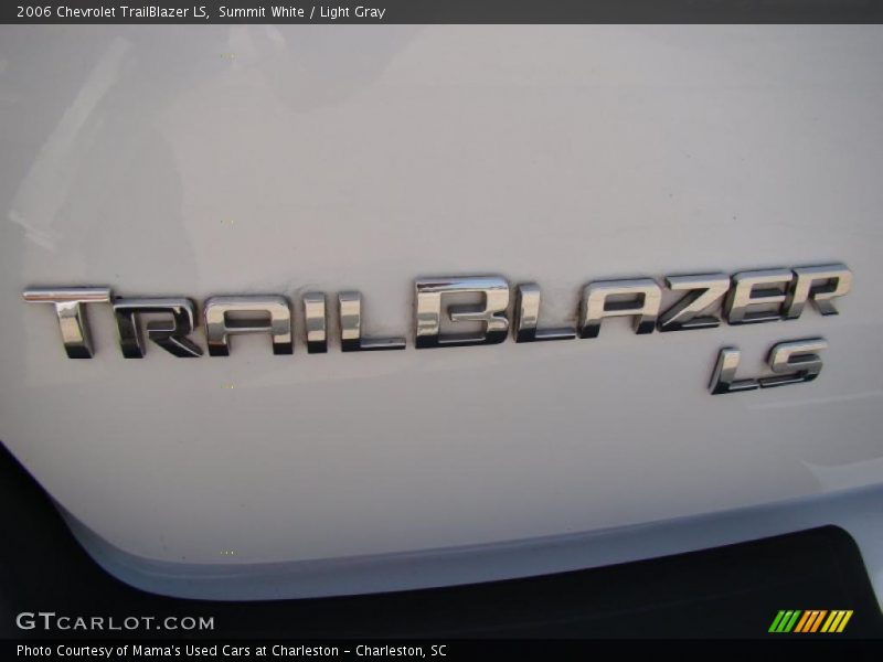 Summit White / Light Gray 2006 Chevrolet TrailBlazer LS