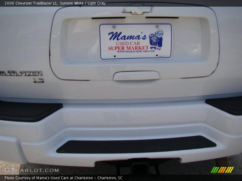 Summit White / Light Gray 2006 Chevrolet TrailBlazer LS