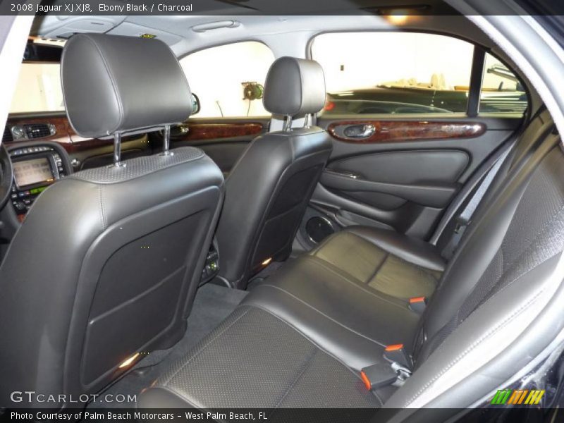 Ebony Black / Charcoal 2008 Jaguar XJ XJ8