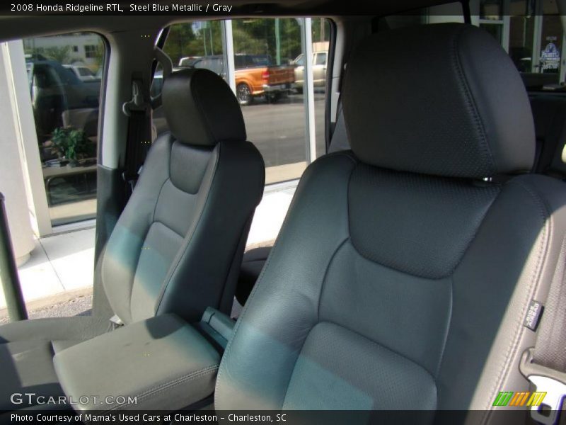 Steel Blue Metallic / Gray 2008 Honda Ridgeline RTL