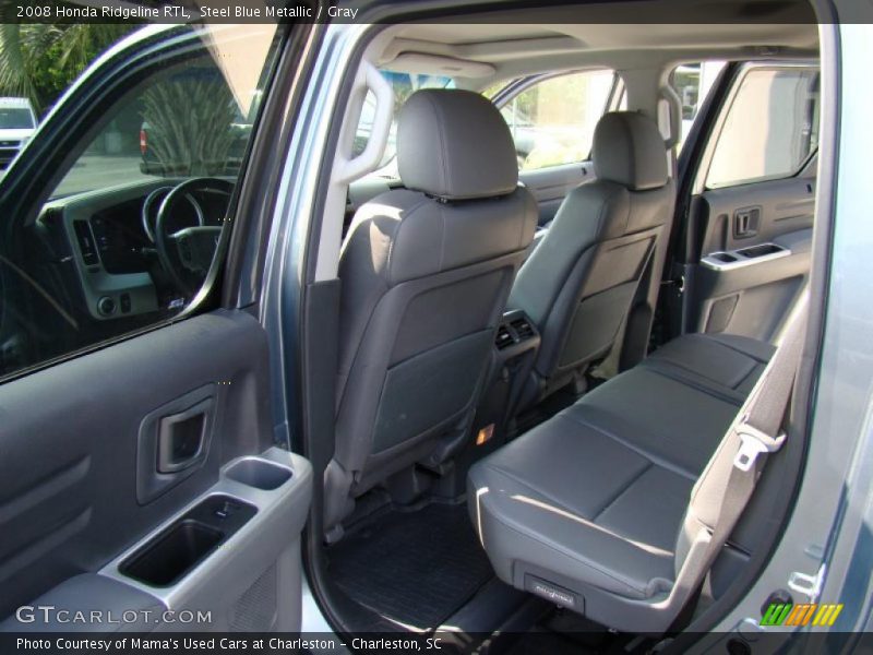 Steel Blue Metallic / Gray 2008 Honda Ridgeline RTL