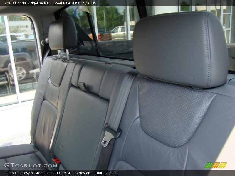 Steel Blue Metallic / Gray 2008 Honda Ridgeline RTL