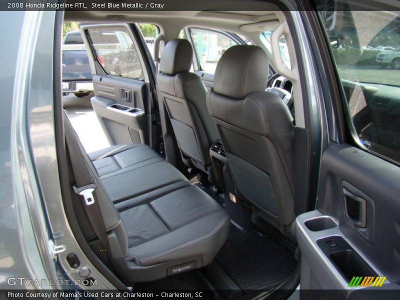 Steel Blue Metallic / Gray 2008 Honda Ridgeline RTL