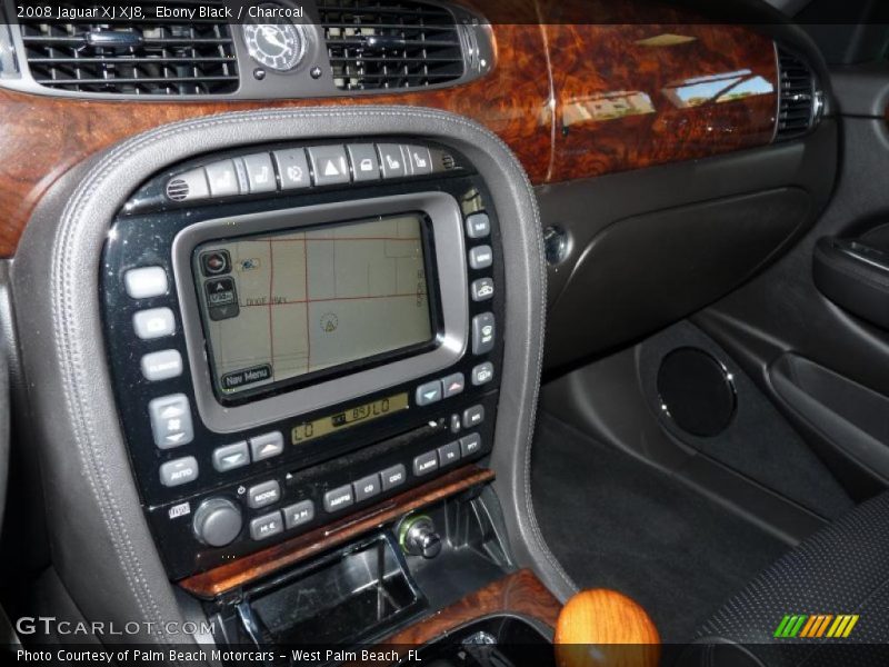 Ebony Black / Charcoal 2008 Jaguar XJ XJ8