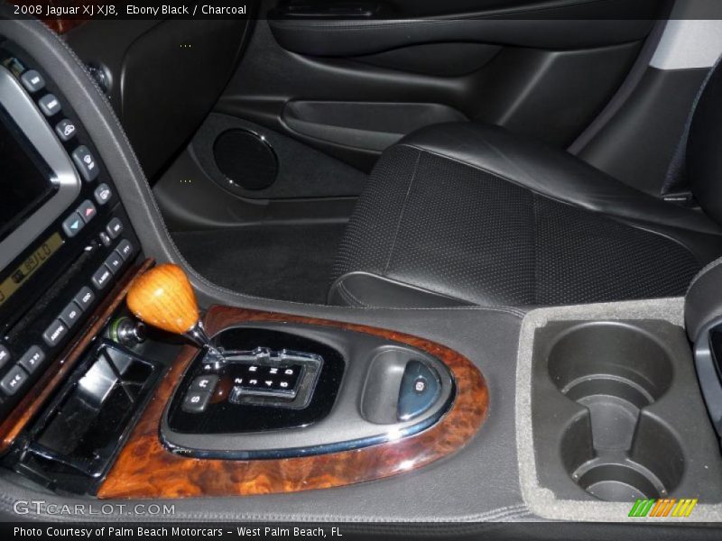 Ebony Black / Charcoal 2008 Jaguar XJ XJ8