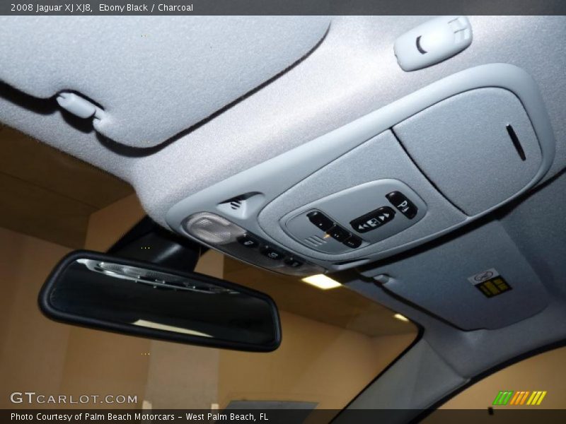 Ebony Black / Charcoal 2008 Jaguar XJ XJ8