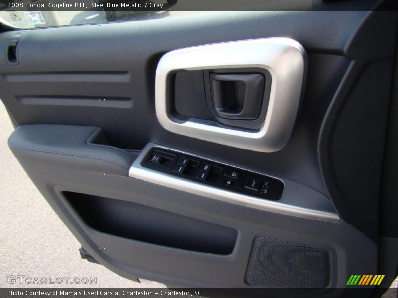 Steel Blue Metallic / Gray 2008 Honda Ridgeline RTL