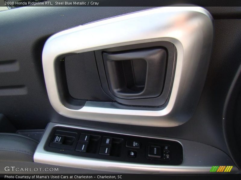 Steel Blue Metallic / Gray 2008 Honda Ridgeline RTL
