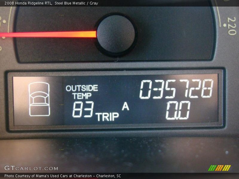 Steel Blue Metallic / Gray 2008 Honda Ridgeline RTL