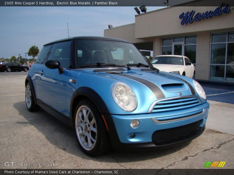 Electric Blue Metallic / Panther Black 2005 Mini Cooper S Hardtop