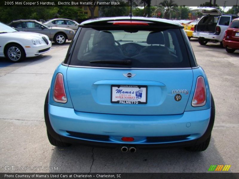 Electric Blue Metallic / Panther Black 2005 Mini Cooper S Hardtop
