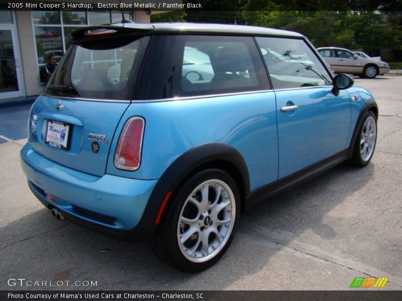 Electric Blue Metallic / Panther Black 2005 Mini Cooper S Hardtop