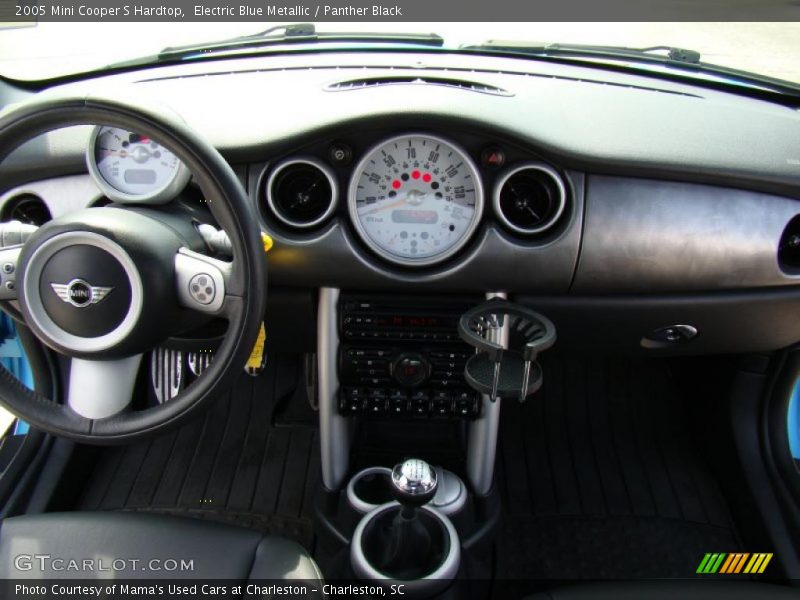 Electric Blue Metallic / Panther Black 2005 Mini Cooper S Hardtop