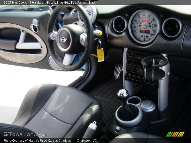 Electric Blue Metallic / Panther Black 2005 Mini Cooper S Hardtop