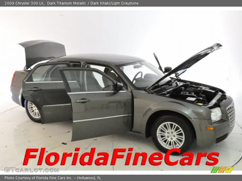 Dark Titanium Metallic / Dark Khaki/Light Graystone 2009 Chrysler 300 LX