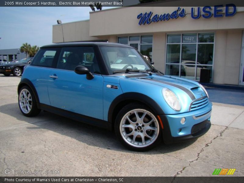 Electric Blue Metallic / Panther Black 2005 Mini Cooper S Hardtop