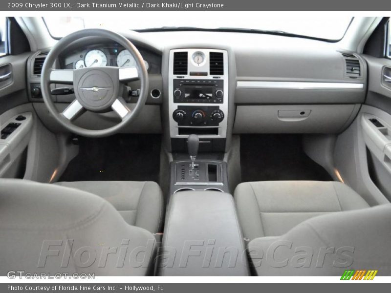 Dark Titanium Metallic / Dark Khaki/Light Graystone 2009 Chrysler 300 LX