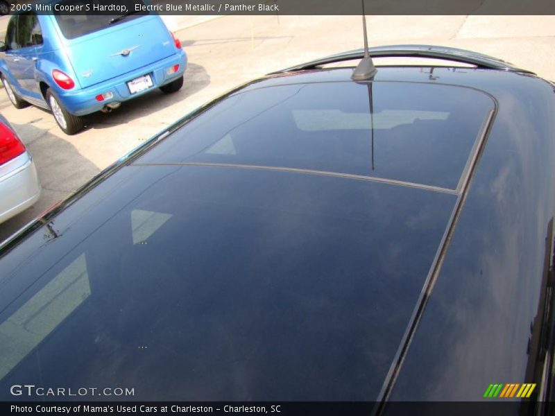Electric Blue Metallic / Panther Black 2005 Mini Cooper S Hardtop