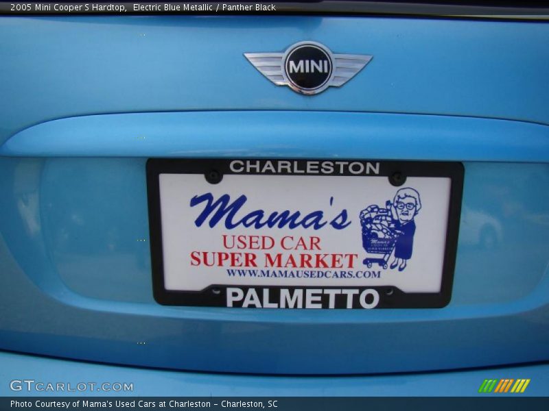 Electric Blue Metallic / Panther Black 2005 Mini Cooper S Hardtop