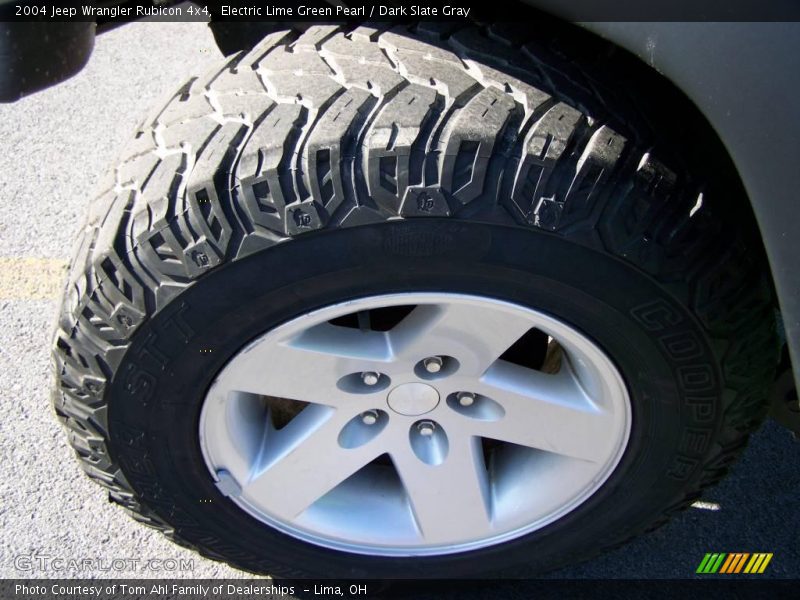 Electric Lime Green Pearl / Dark Slate Gray 2004 Jeep Wrangler Rubicon 4x4
