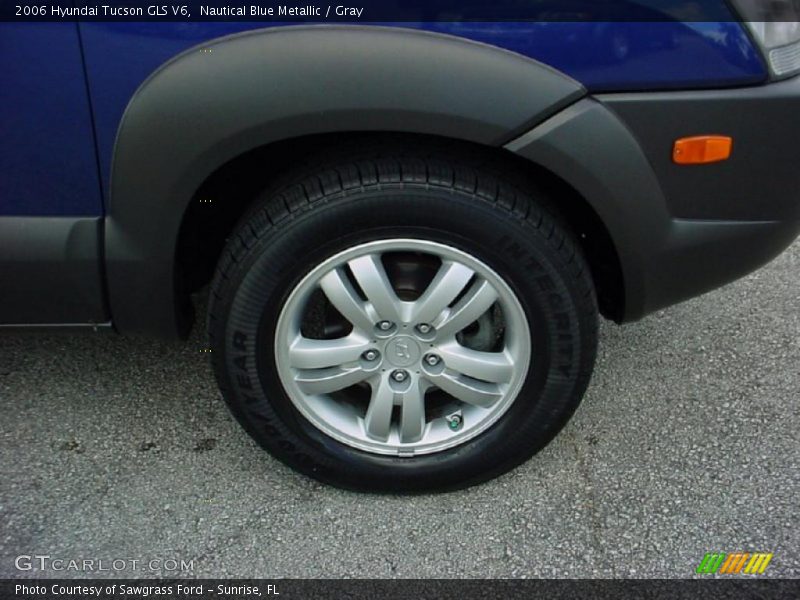 Nautical Blue Metallic / Gray 2006 Hyundai Tucson GLS V6