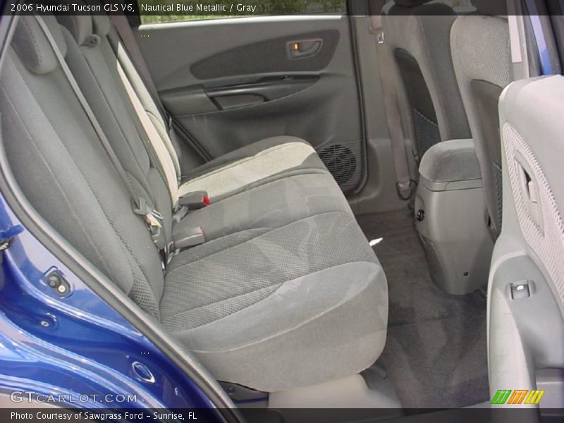 Nautical Blue Metallic / Gray 2006 Hyundai Tucson GLS V6