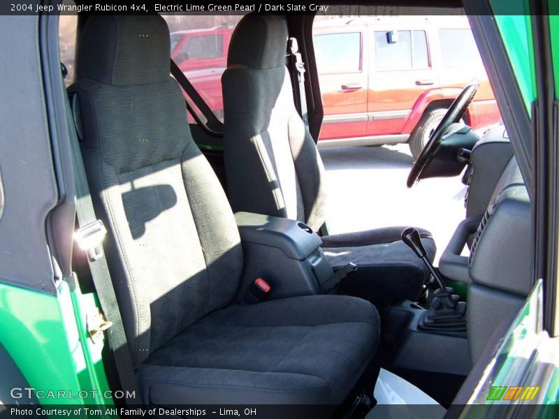 Electric Lime Green Pearl / Dark Slate Gray 2004 Jeep Wrangler Rubicon 4x4