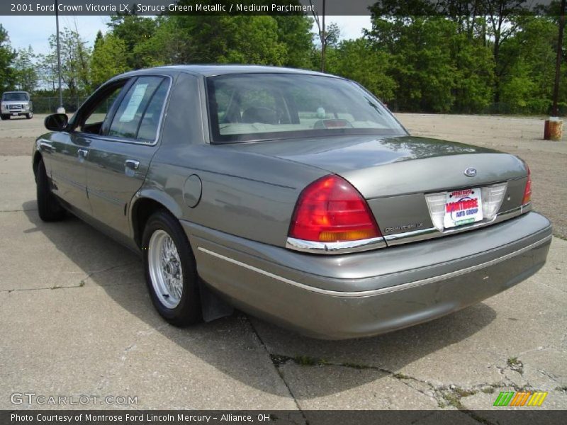 Spruce Green Metallic / Medium Parchment 2001 Ford Crown Victoria LX